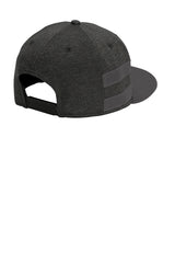 New Era® Shadow Heather Striped Flat Bill Snapback Cap | NE408