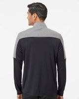 Adidas Men's Ultimate365 Lightweight Colorblocked Quarter-Zip Pullover A552