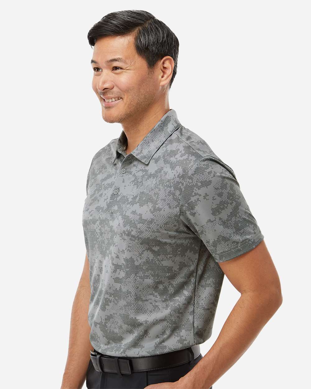 Adidas Men's All Over Camo Print Polo A550