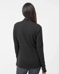 Adidas Women's 3-Stripes Quarter-Zip Sweater Pullover A555