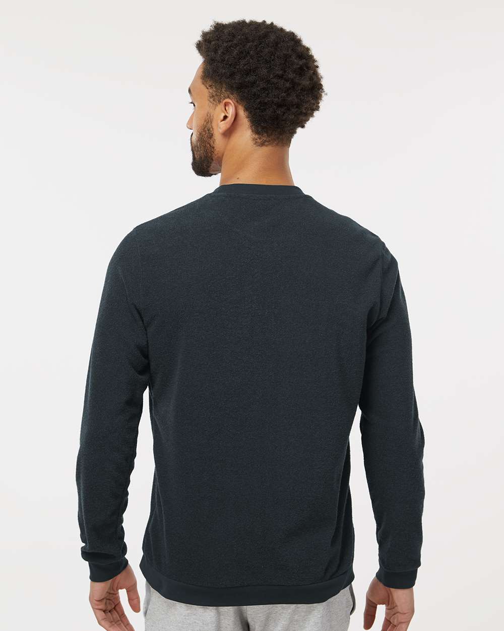 Adidas Men's Terry Loop Crewneck Sweatshirt A586