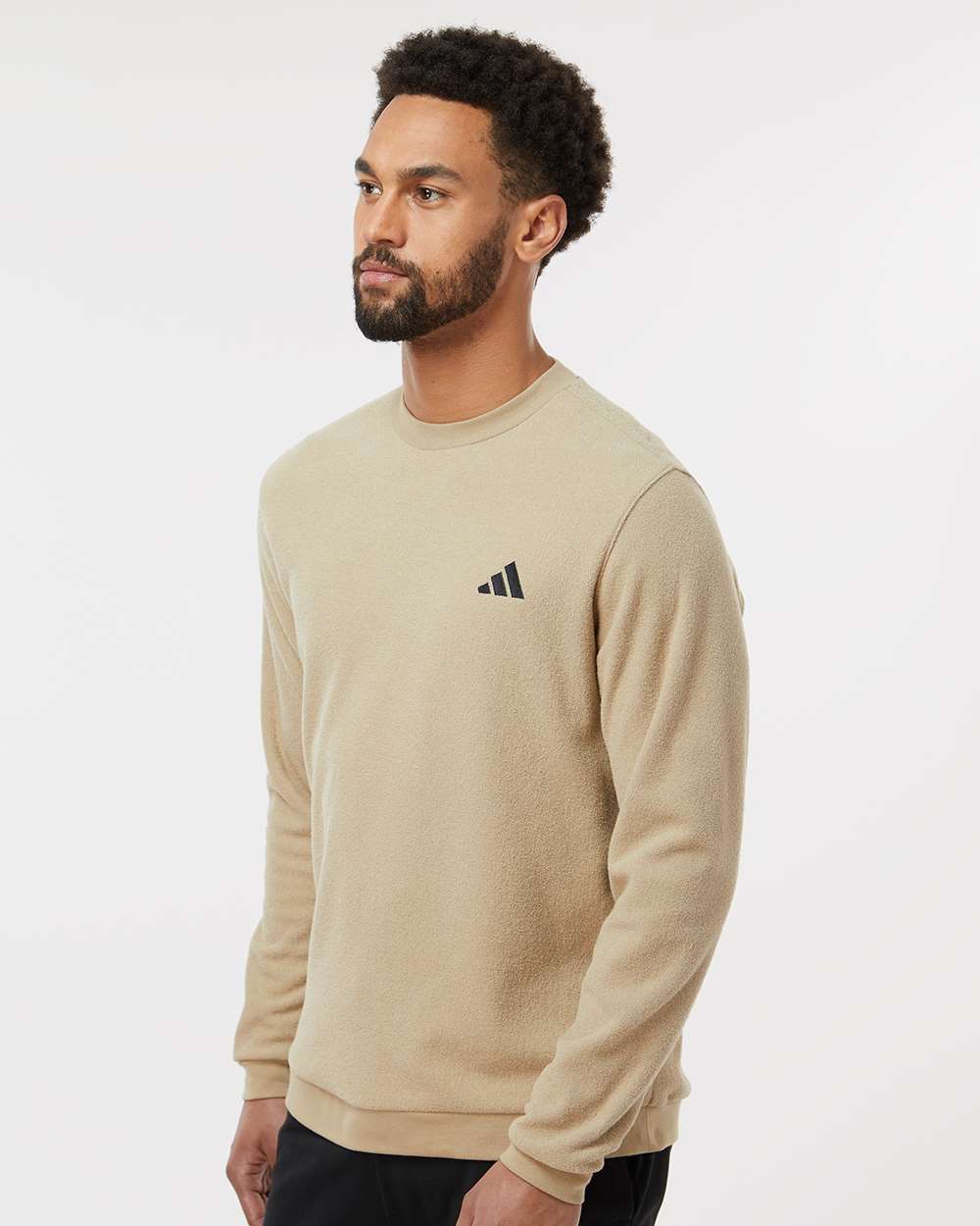Adidas Men's Terry Loop Crewneck Sweatshirt A586