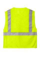 CornerStone® ANSI 107 Class 2 Economy Mesh Zippered Vest | CSV101 - The Lemon Print & Design Studio 