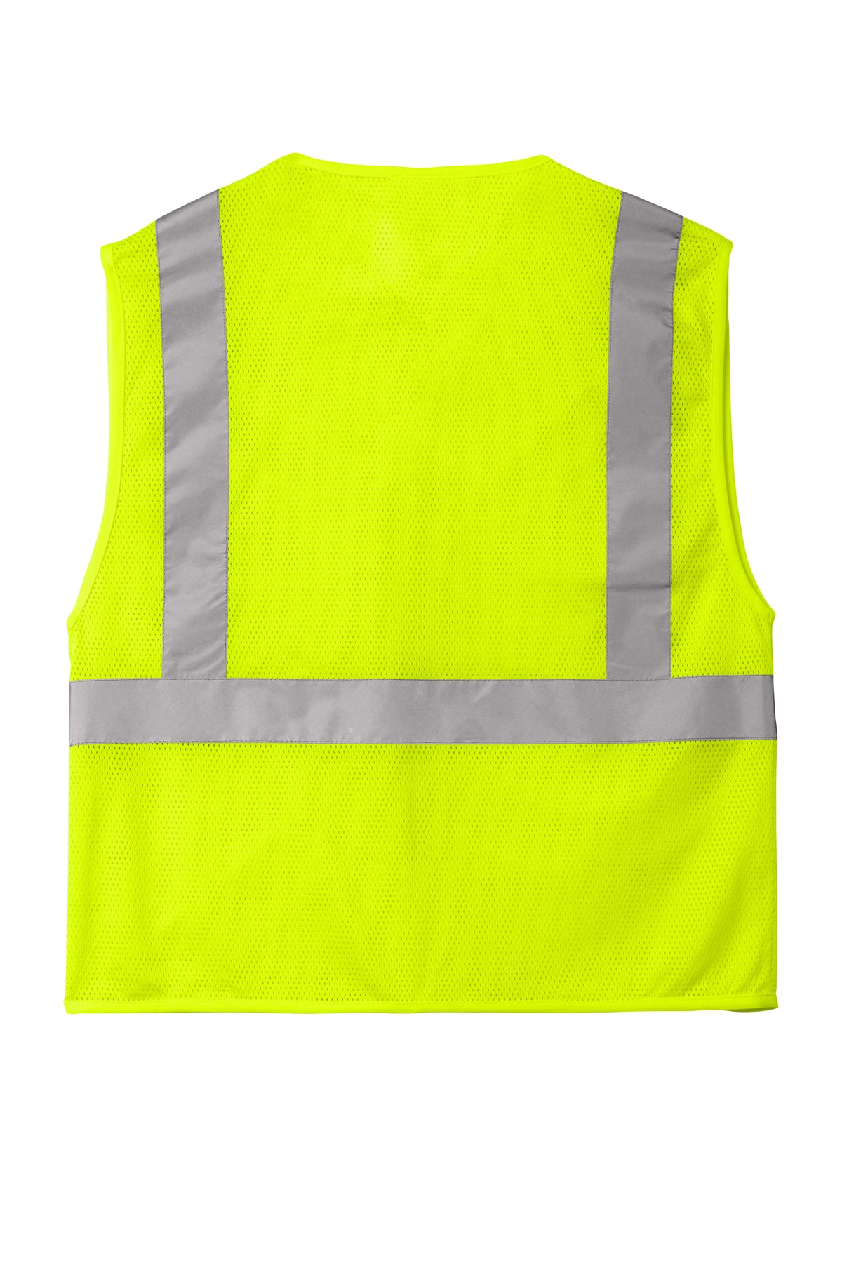 CornerStone® ANSI 107 Class 2 Economy Mesh Zippered Vest | CSV101 - The Lemon Print & Design Studio 
