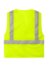 CornerStone® ANSI 107 Class 2 Mesh Zippered Vest | CSV102 - The Lemon Print & Design Studio 