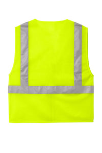 CornerStone® ANSI 107 Class 2 Mesh Zippered Vest | CSV102 - The Lemon Print & Design Studio 