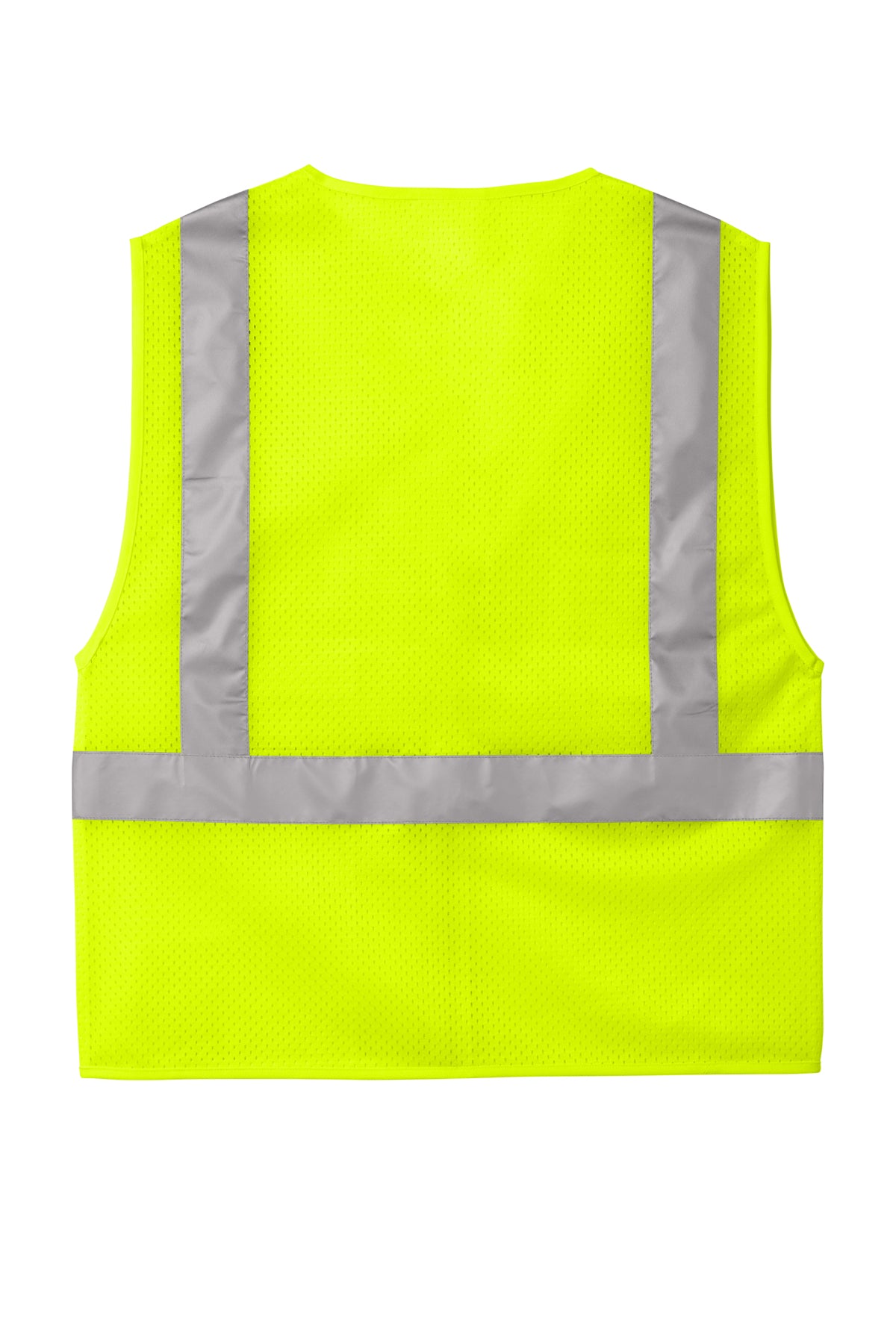 CornerStone® ANSI 107 Class 2 Mesh Zippered Vest | CSV102 - The Lemon Print & Design Studio 