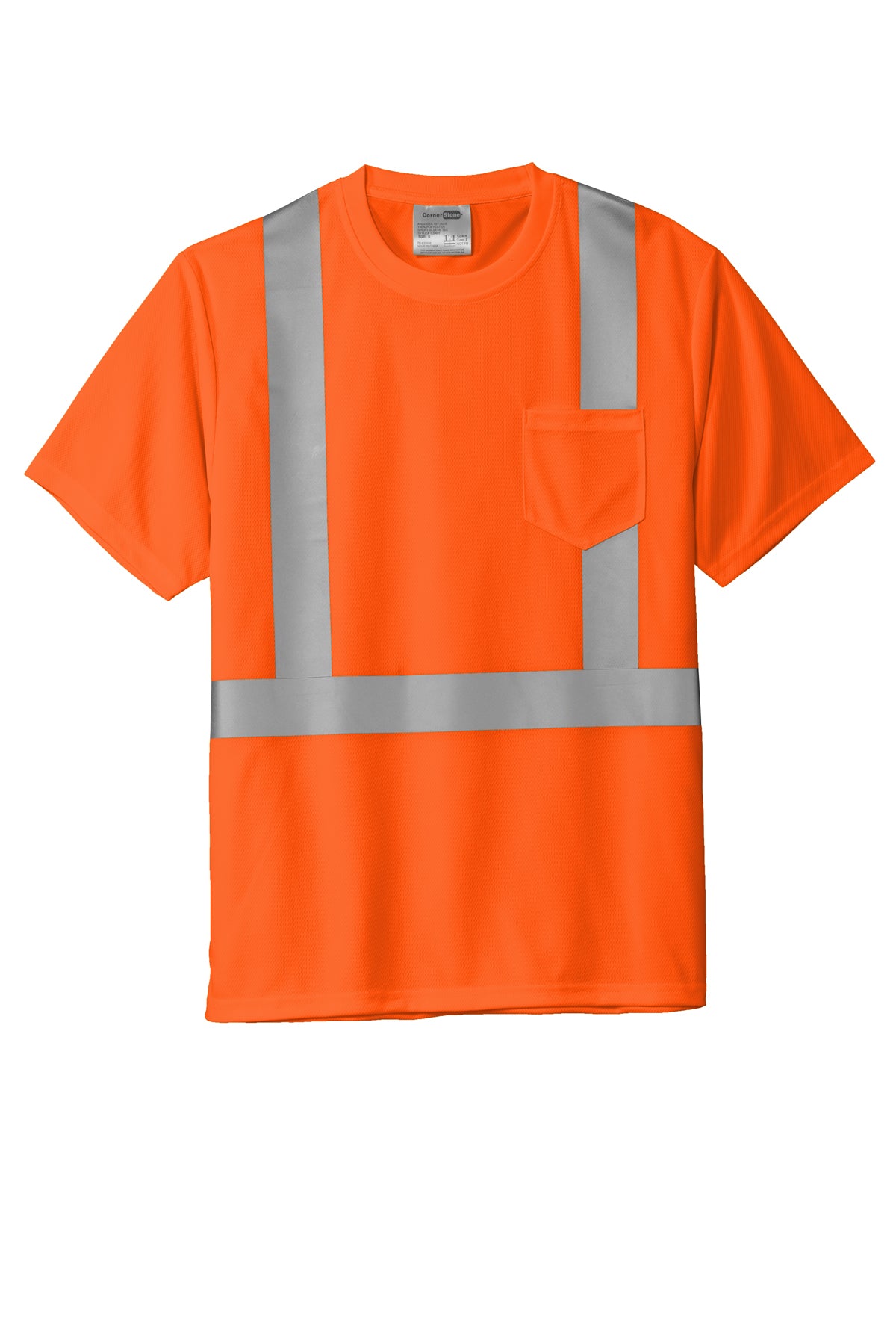 CornerStone® ANSI 107 Class 2 Mesh Tee | CS200 - The Lemon Print & Design Studio 