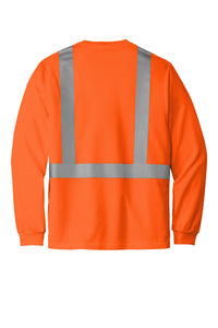 CornerStone® ANSI 107 Class 2 Mesh Long Sleeve Tee | CS201 - The Lemon Print & Design Studio 