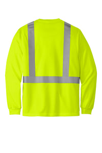 CornerStone® ANSI 107 Class 2 Mesh Long Sleeve Tee | CS201 - The Lemon Print & Design Studio 
