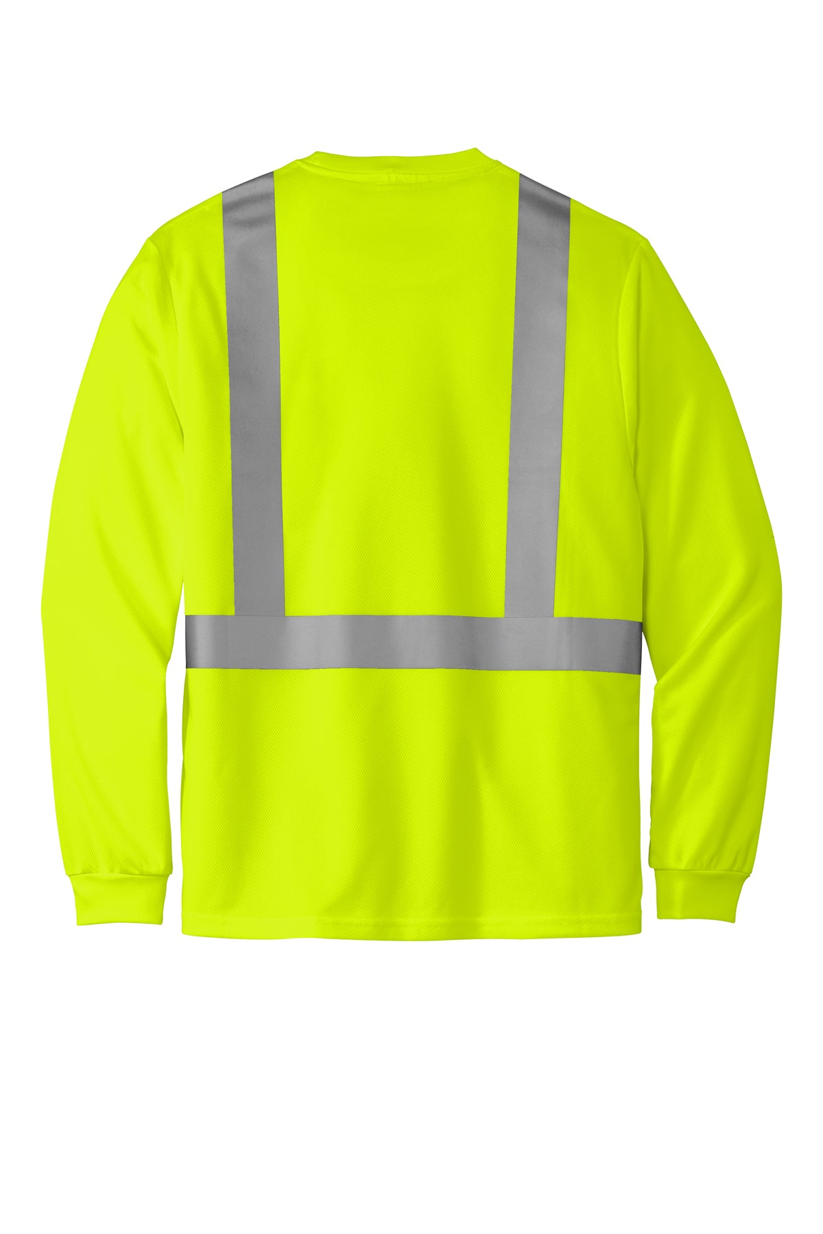 CornerStone® ANSI 107 Class 2 Mesh Long Sleeve Tee | CS201 - The Lemon Print & Design Studio 