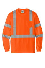 CornerStone® ANSI 107 Class 3 Mesh Long Sleeve Tee | CS203 - The Lemon Print & Design Studio 
