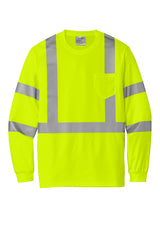 CornerStone® ANSI 107 Class 3 Mesh Long Sleeve Tee | CS203 - The Lemon Print & Design Studio 