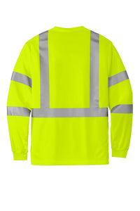 CornerStone® ANSI 107 Class 3 Mesh Long Sleeve Tee | CS203 - The Lemon Print & Design Studio 