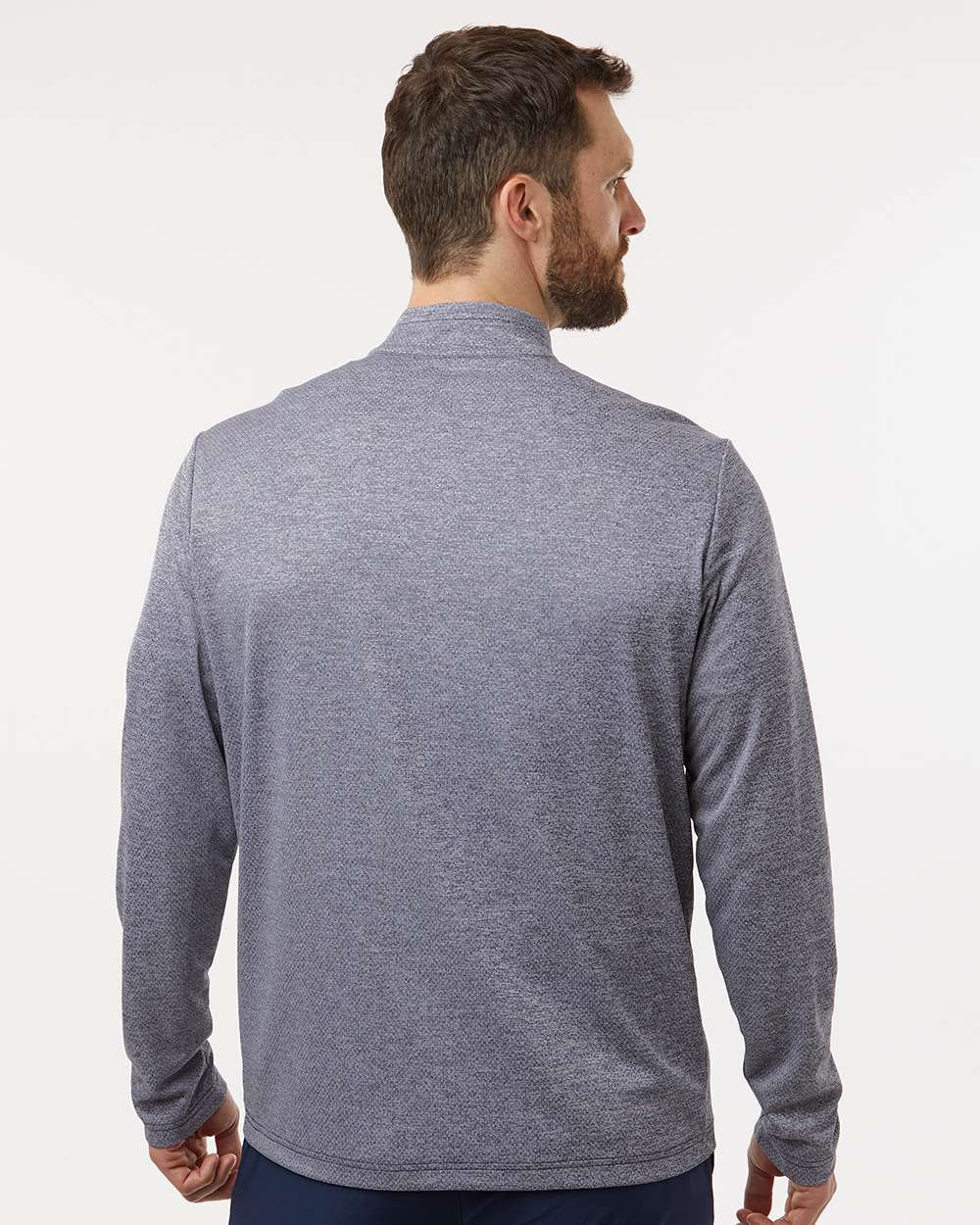 Adidas Men's Space Dyed Quarter-Zip Pullover A593