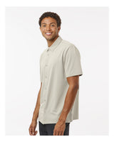 Adidas Men's Full Button Down Short Sleeve Shirt A595