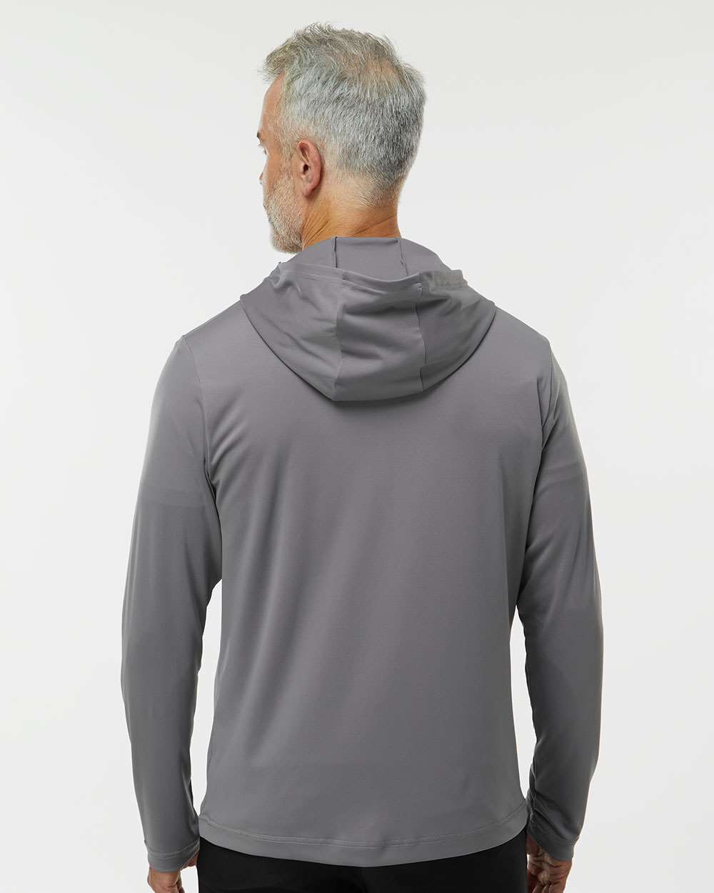 Adidas Men's Lightweight Quarter-Zip Hooded Pullover A596