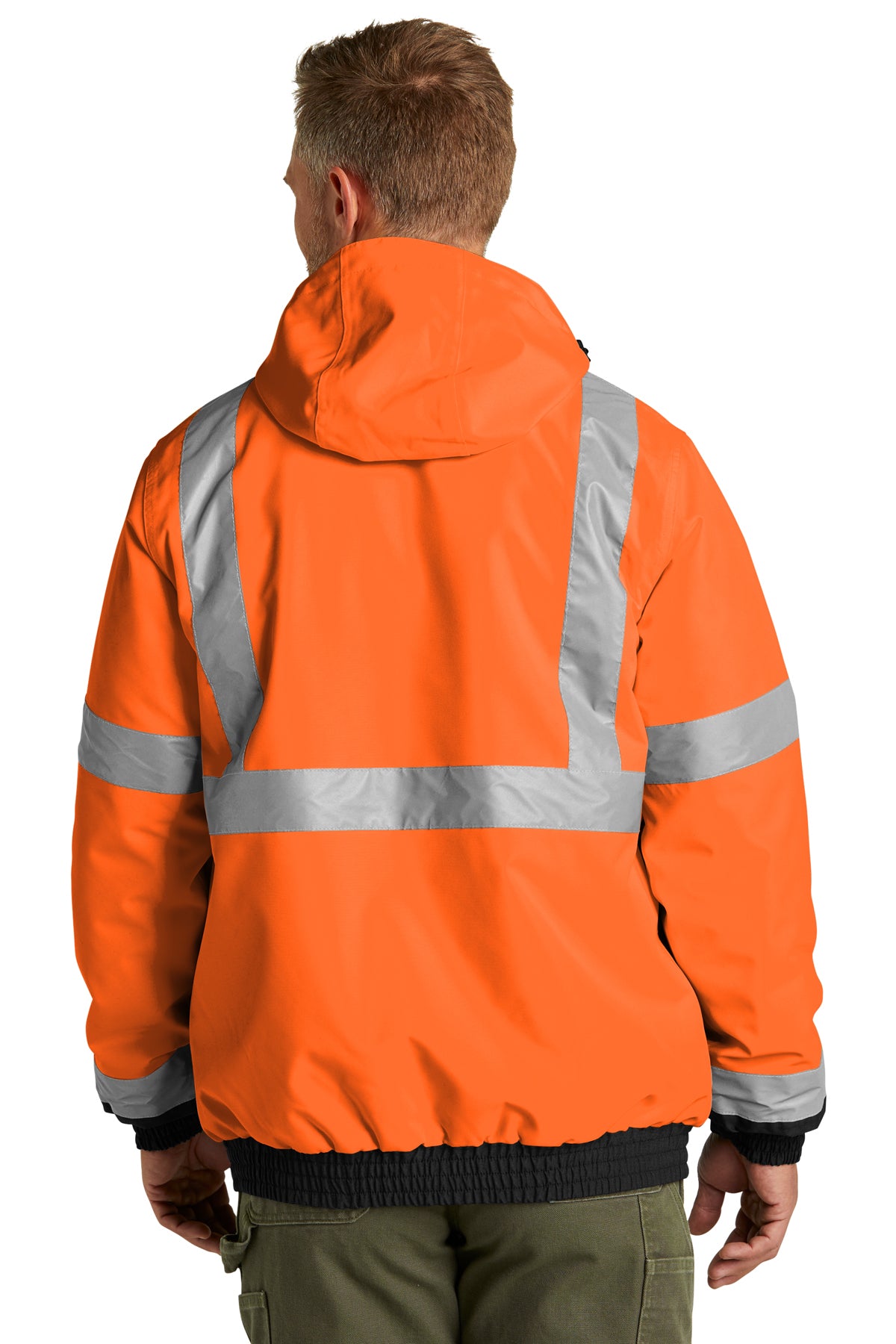CornerStone® ANSI 107 Class 3 Economy Waterproof Insulated Bomber Jacket | CSJ500 - The Lemon Print & Design Studio 