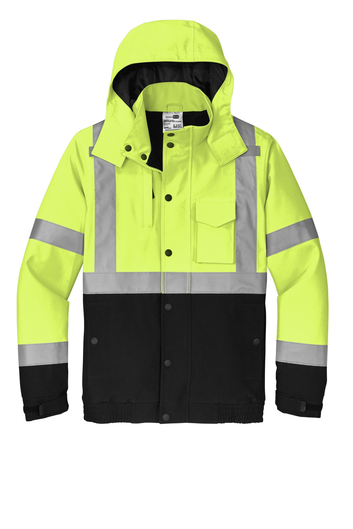 CornerStone® ANSI 107 Class 3 Waterproof Insulated Ripstop Bomber Jacket | CSJ501 - The Lemon Print & Design Studio 