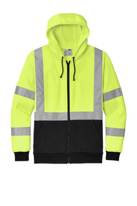 CornerStone® ANSI 107 Class 3 Heavy-Duty Fleece Full-Zip Hoodie | CSF300 - The Lemon Print & Design Studio 