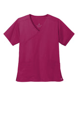 Wink® Women’s WorkFlex™ Mock Wrap Top | WW4760 - The Lemon Print & Design Studio 