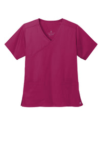 Wink® Women’s WorkFlex™ Mock Wrap Top | WW4760 - The Lemon Print & Design Studio 