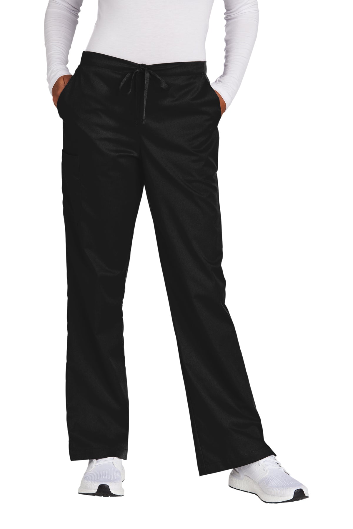 Wink® Women’s Petite WorkFlex Flare Leg Cargo Pant | WW4750P | Petite - The Lemon Print & Design Studio 