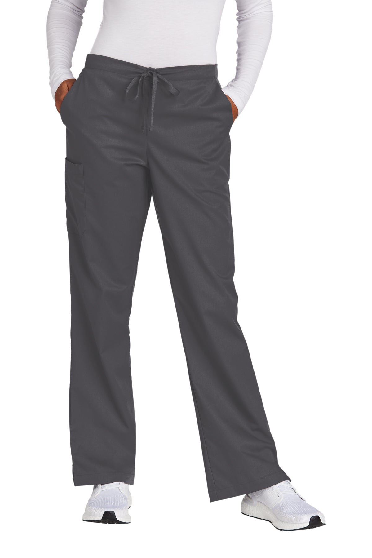 Wink® Women’s Petite WorkFlex Flare Leg Cargo Pant | WW4750P | Petite - The Lemon Print & Design Studio 