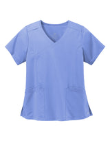 Wink® Women’s Premiere Flex™ Mock Wrap Top | WW4268 - The Lemon Print & Design Studio 