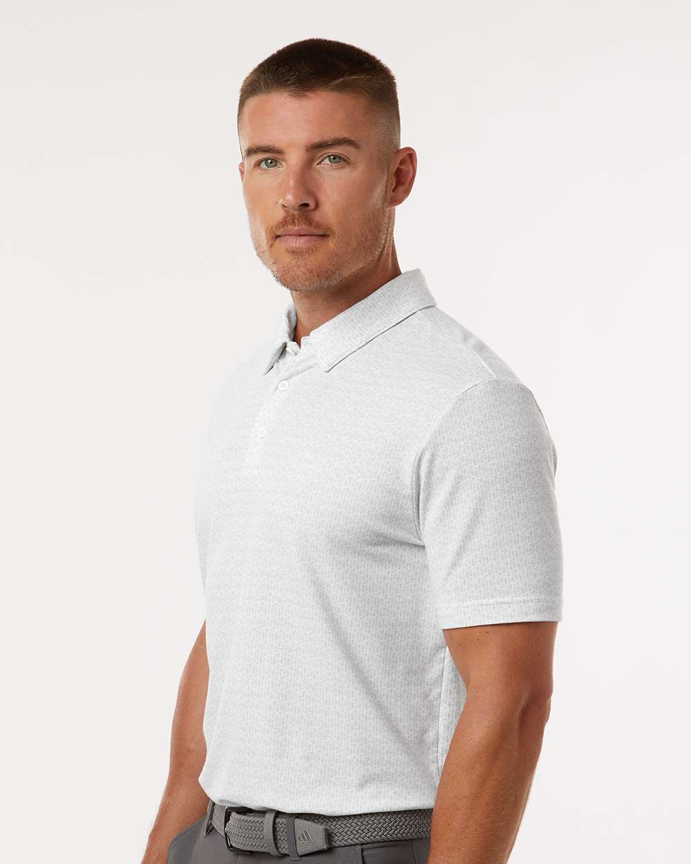 Adidas Men's Blended Printed Polo A702