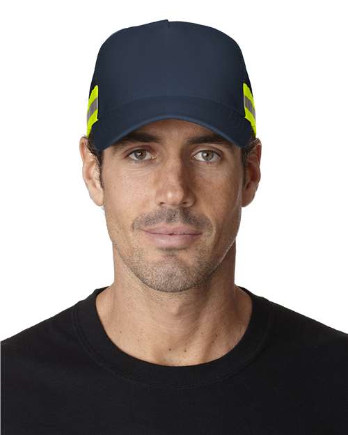 Adams Headwear Trucker Reflector High-Visibility Constructed Cap TR102
