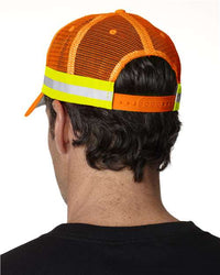 Adams Headwear Trucker Reflector High-Visibility Constructed Cap TR102