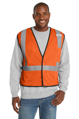 CornerStone ® ANSI 107 Class 2 Economy Mesh One-Pocket Vest | CSV100 - The Lemon Print & Design Studio 