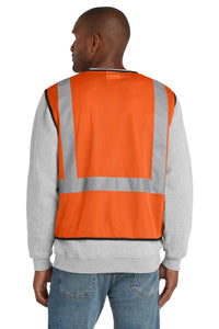 CornerStone ® ANSI 107 Class 2 Economy Mesh One-Pocket Vest | CSV100 - The Lemon Print & Design Studio 