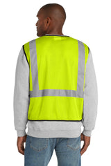 CornerStone ® ANSI 107 Class 2 Economy Mesh One-Pocket Vest | CSV100 - The Lemon Print & Design Studio 
