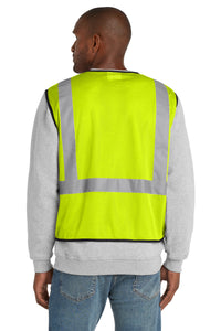 CornerStone ® ANSI 107 Class 2 Economy Mesh One-Pocket Vest | CSV100 - The Lemon Print & Design Studio 