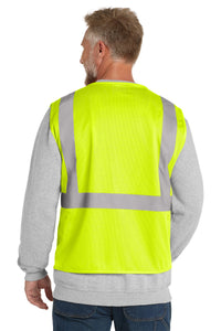 CornerStone® ANSI 107 Class 2 Economy Mesh Zippered Vest | CSV101 - The Lemon Print & Design Studio 