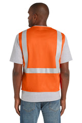 CornerStone® ANSI 107 Class 2 Mesh Zippered Vest | CSV102 - The Lemon Print & Design Studio 