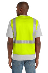 CornerStone® ANSI 107 Class 2 Mesh Zippered Vest | CSV102 - The Lemon Print & Design Studio 
