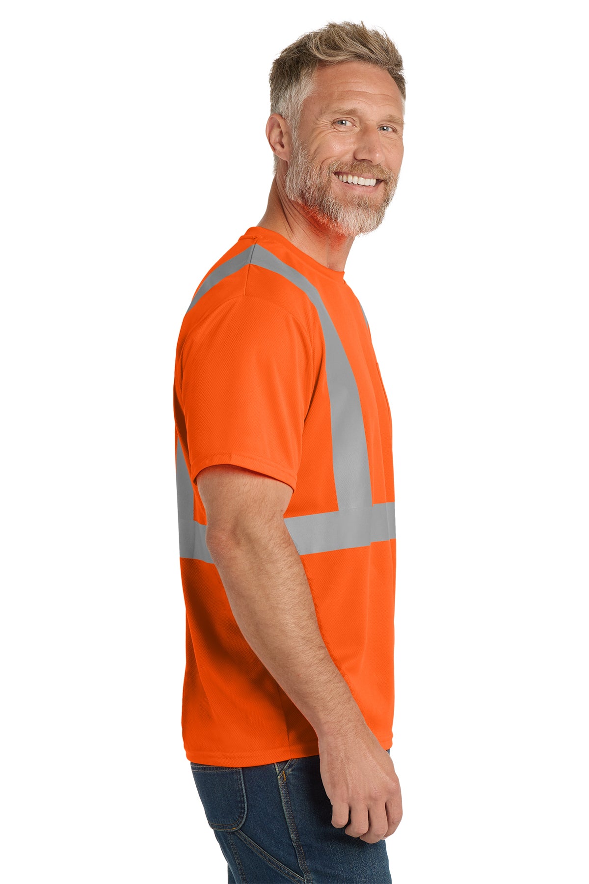 CornerStone® ANSI 107 Class 2 Mesh Tee | CS200 - The Lemon Print & Design Studio 