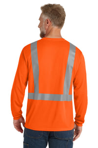 CornerStone® ANSI 107 Class 2 Mesh Long Sleeve Tee | CS201 - The Lemon Print & Design Studio 