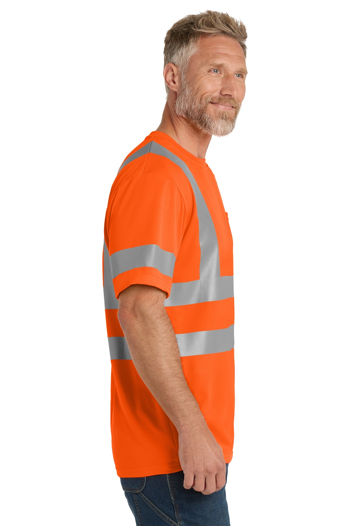 CornerStone® ANSI 107 Class 3 Mesh Tee | CS202 - The Lemon Print & Design Studio 