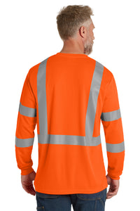 CornerStone® ANSI 107 Class 3 Mesh Long Sleeve Tee | CS203 - The Lemon Print & Design Studio 