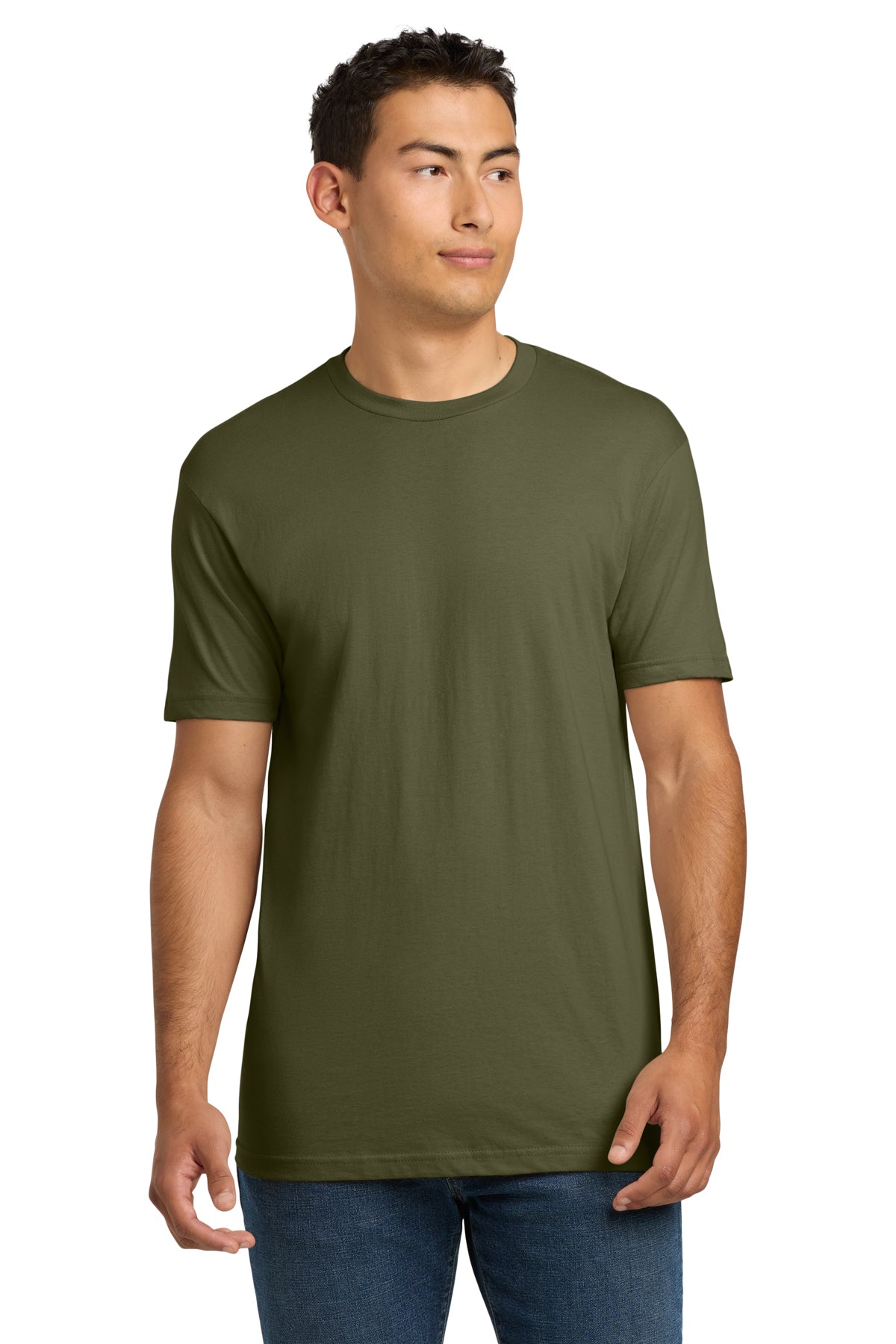 3600 Next Level Apparel Unisex Cotton T-Shirt - Military Green