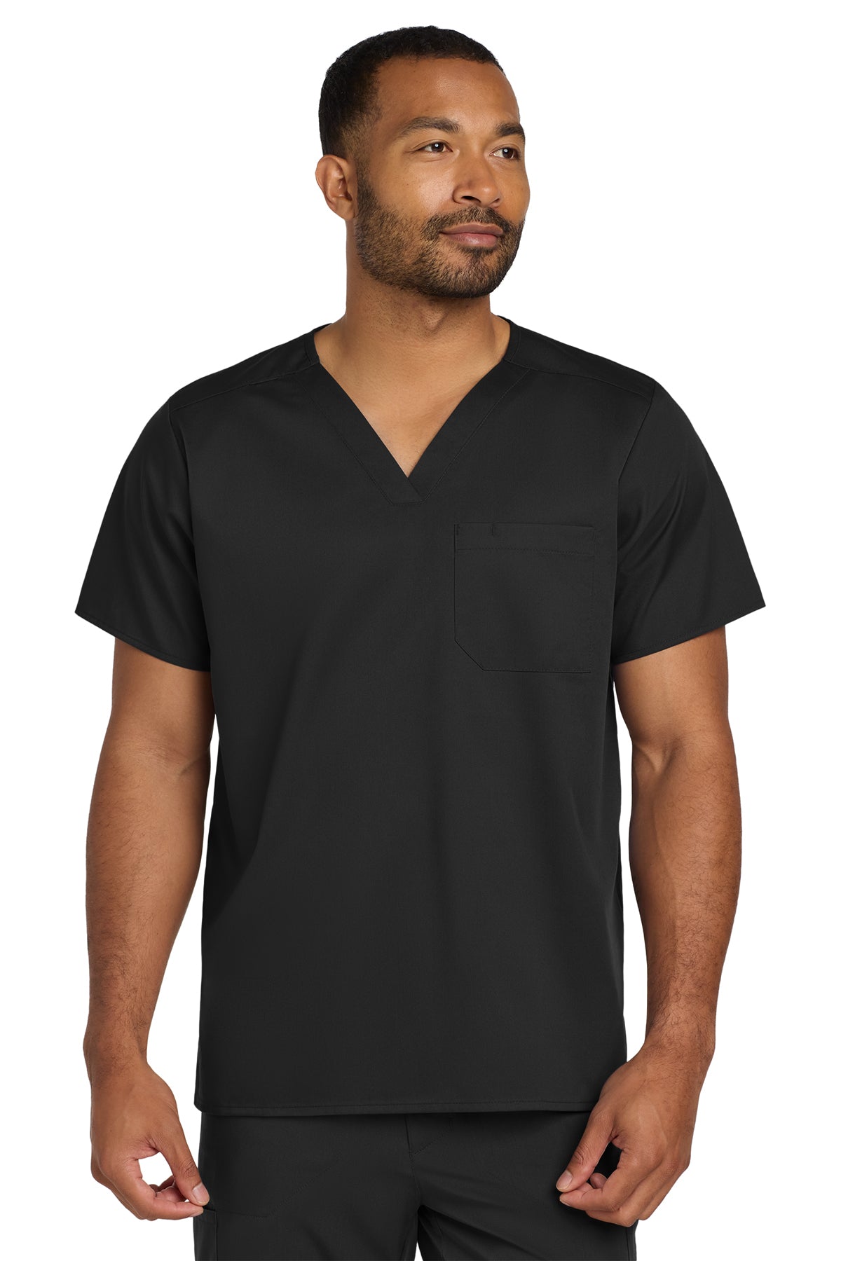 Wink® Unisex WorkFlex Chest Pocket V-Neck Top| WW3160 - The Lemon Print & Design Studio 