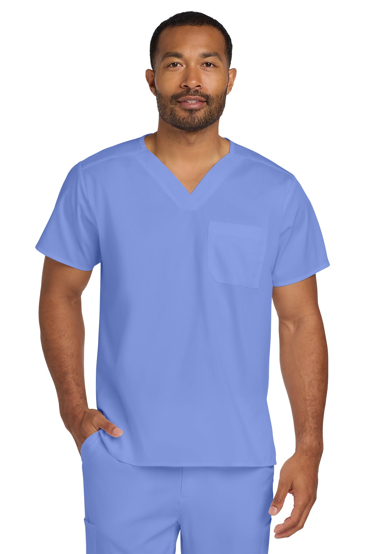 Wink® Unisex WorkFlex Chest Pocket V-Neck Top| WW3160 - The Lemon Print & Design Studio 