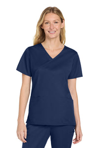 Wink® Women’s WorkFlex™ Mock Wrap Top | WW4760 - The Lemon Print & Design Studio 