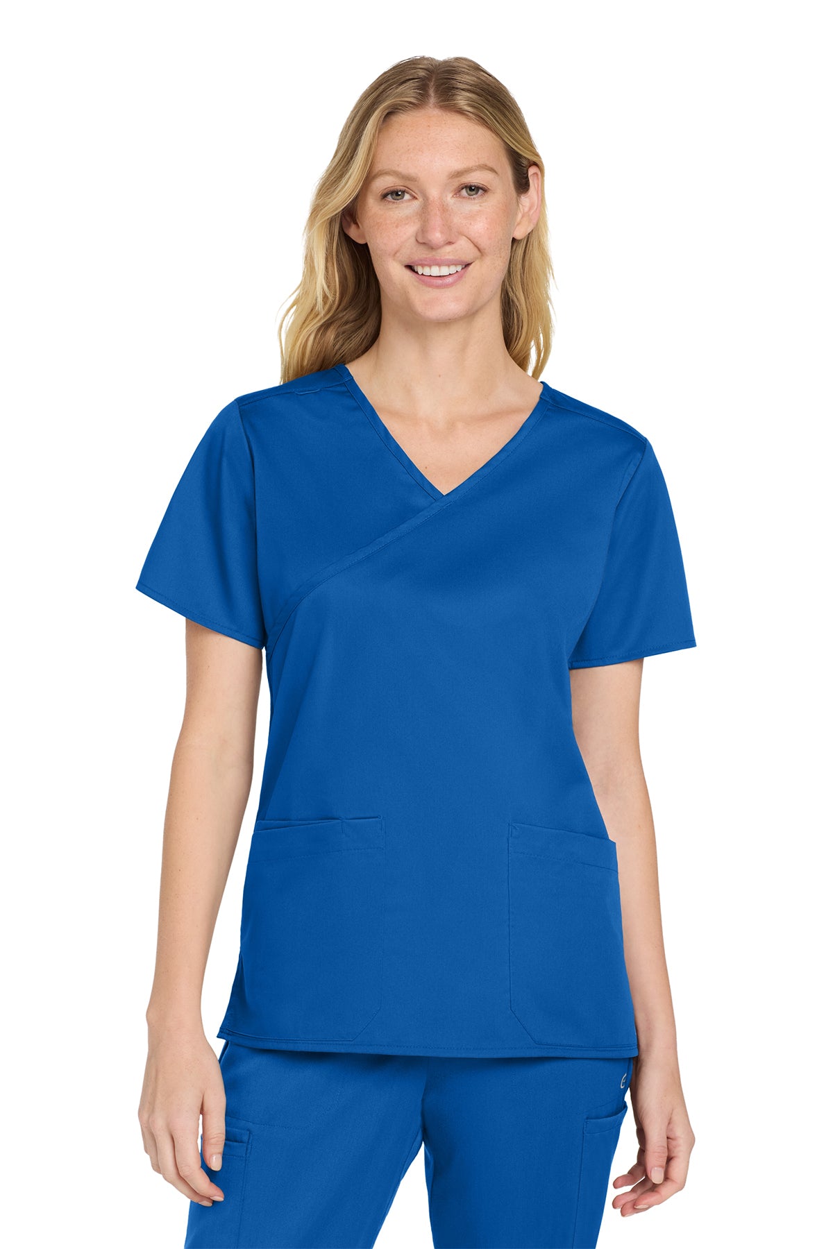 Wink® Women’s WorkFlex™ Mock Wrap Top | WW4760 - The Lemon Print & Design Studio 