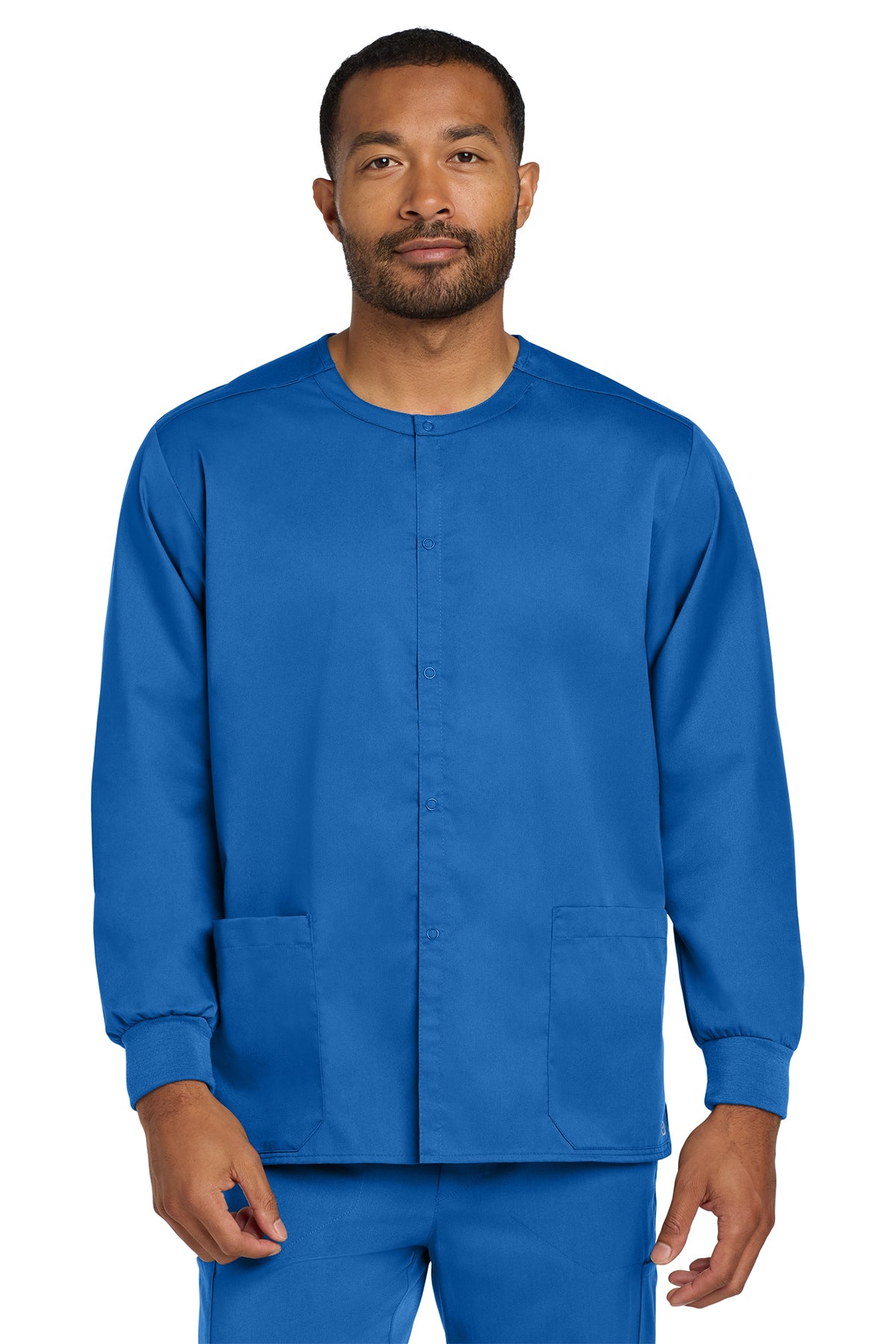 Wink® Unisex WorkFlex Snap-Front Scrub Jacket | WW3080 - The Lemon Print & Design Studio 