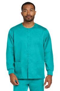 Wink® Unisex WorkFlex Snap-Front Scrub Jacket | WW3080 - The Lemon Print & Design Studio 